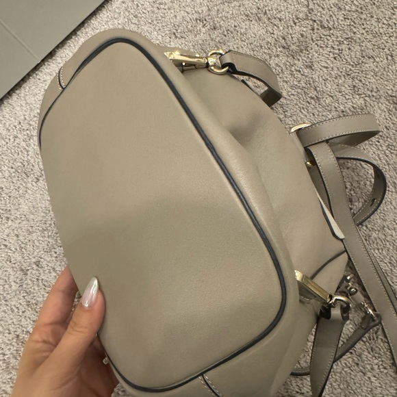 Like New Chloe Faye Leather Backpack Shoulder Bag Suede shoes purse - Picture 4 of 12